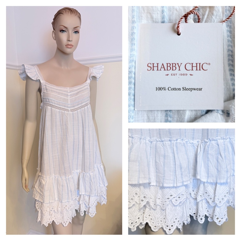 Shabby Chic pure cotton chemise